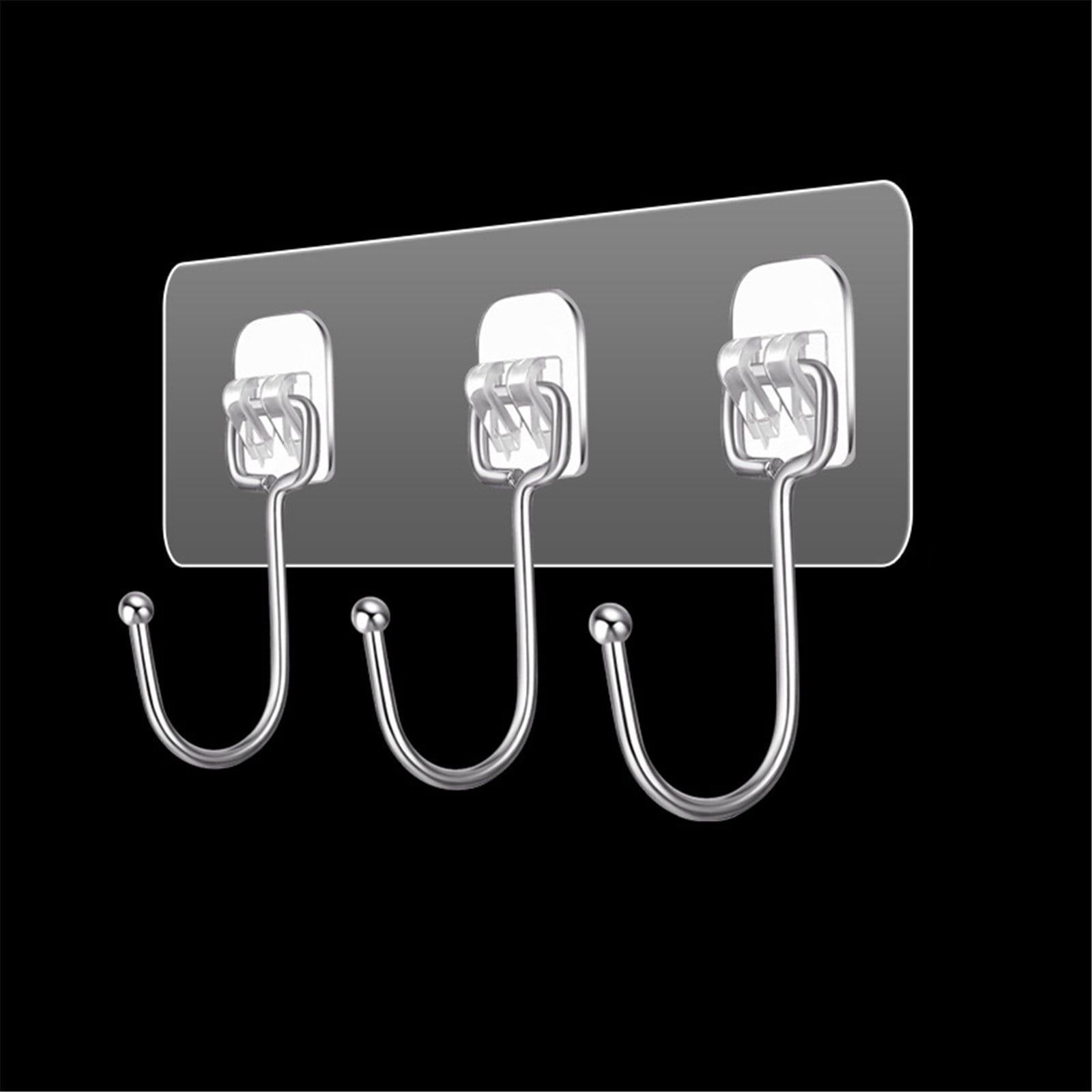 SRstrat Adhesive Wall Hooks Towel Hooks Heavy Duty No Drill Stick on