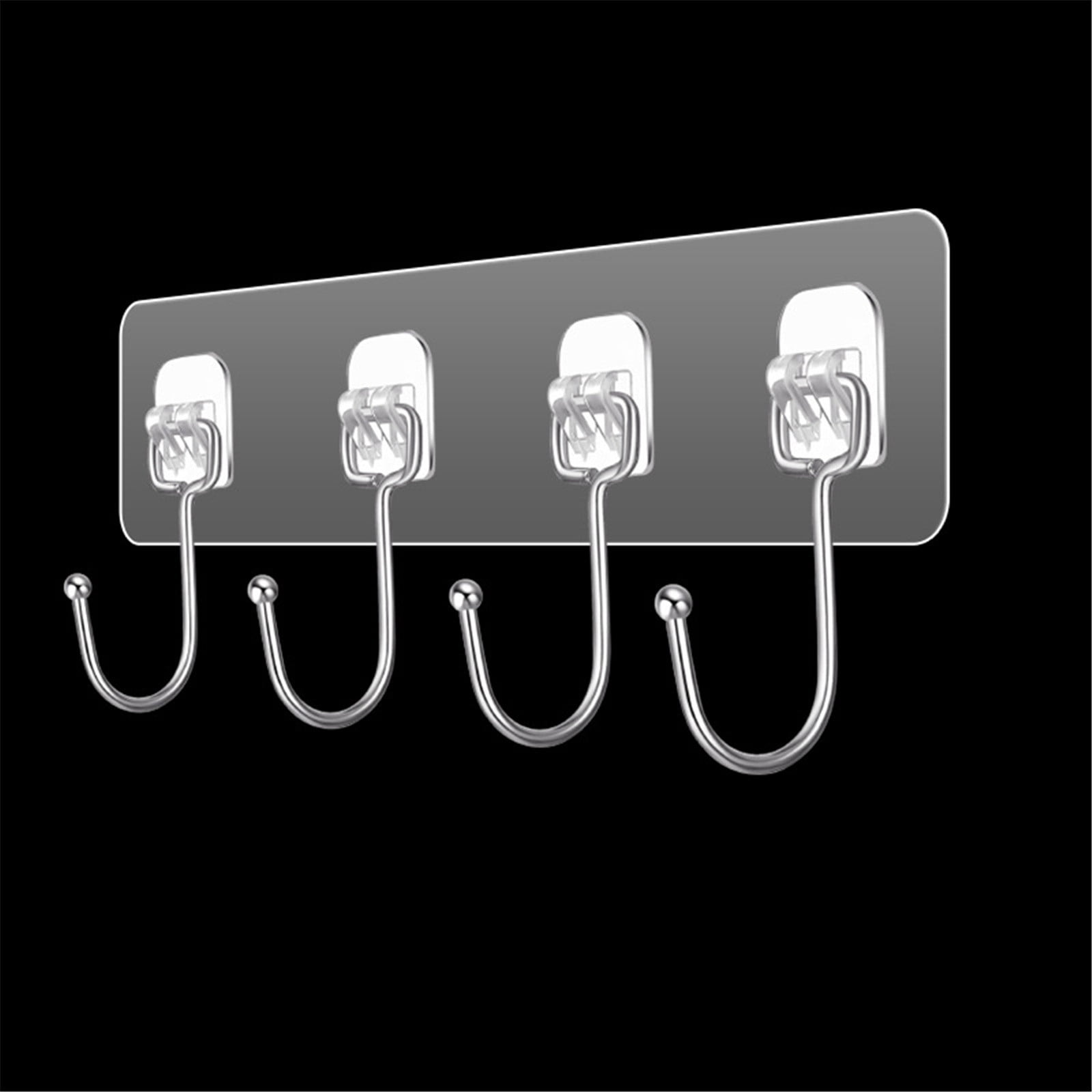 SRstrat Adhesive Wall Hooks Towel Hooks Heavy Duty No Drill Stick on