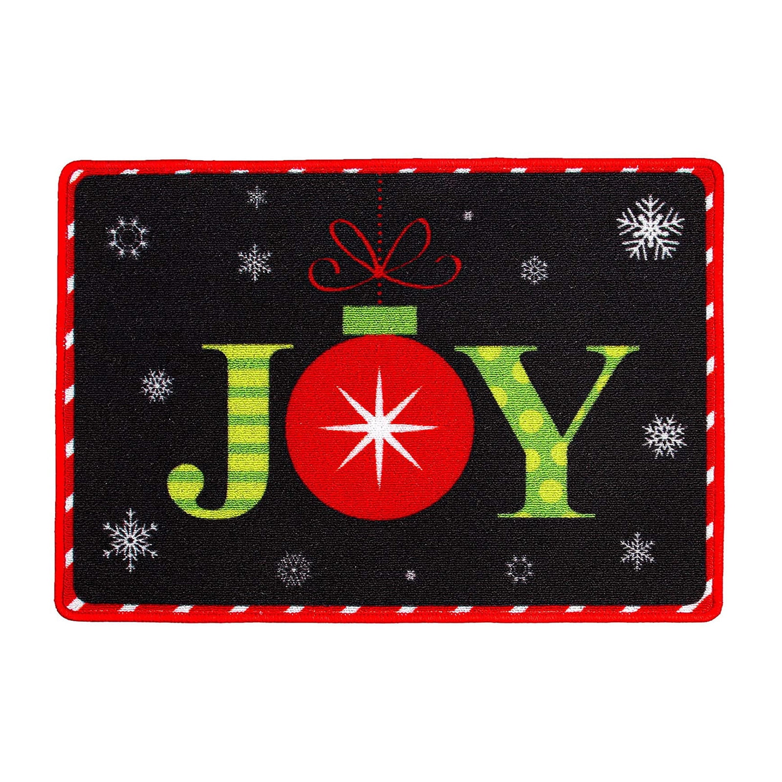 SRstrat Christmas Kitchen Rugs,Christmas Washable Rug Nonslip Living Room Underlay Carpet