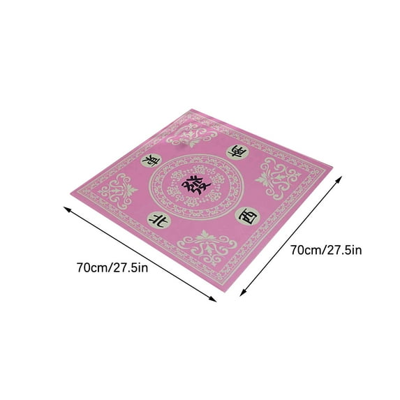 SRstrat Mahjong Mat,Mahjong Table Cover,Mahjong Table Mat,Anti Slip Noise Reduction Mah Jong Table Cover(27.56×27.56 Inches)