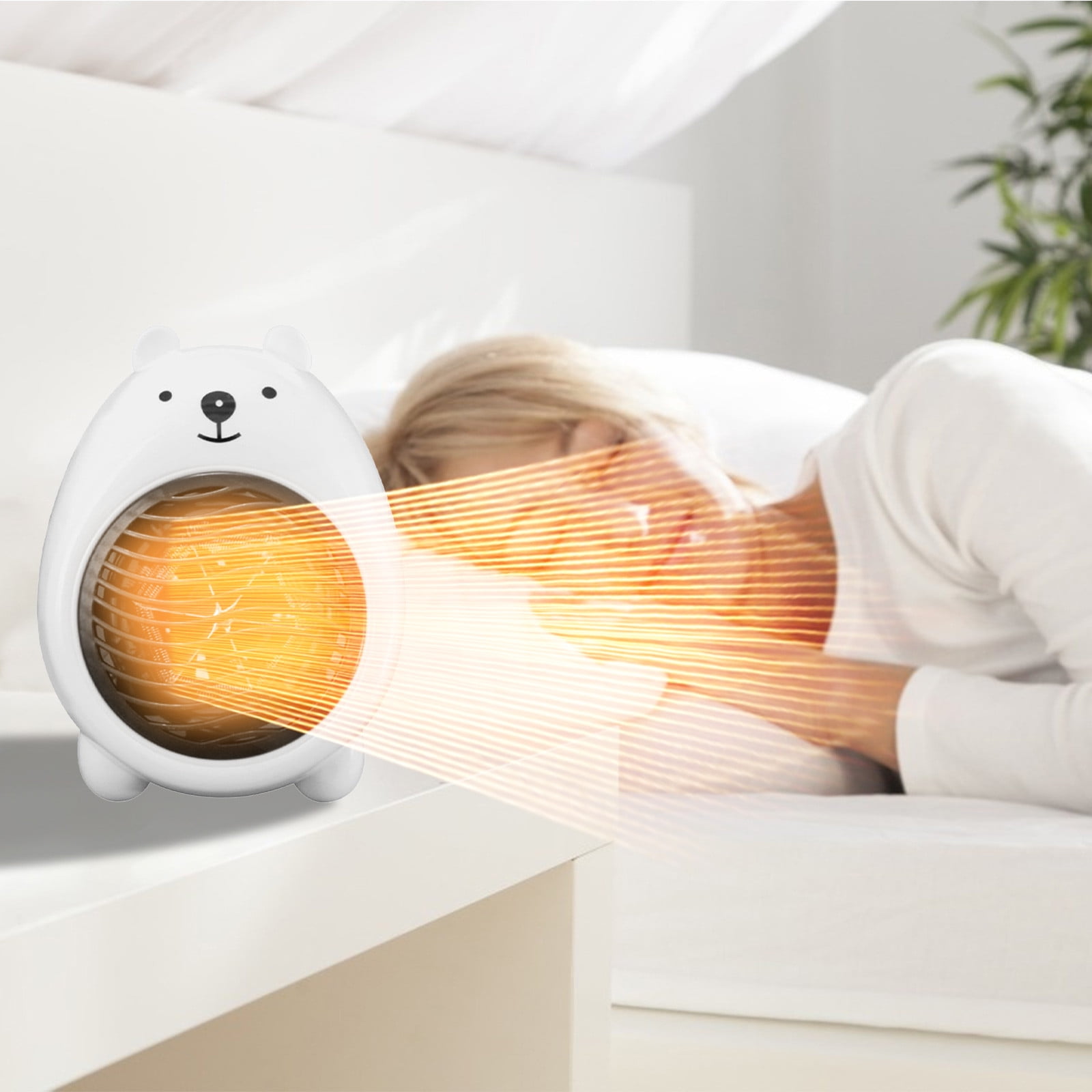 SRstrat Mini Space Heater,Energy Efficient Desktop Heater for Indoor