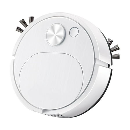 SRstrat Robot Vacuum,Smart Sweeping Robot Sweeping And Mopping 3 In 1 Rechargeable Cleaning Machine Mini Vacuum Cleaner Robot Vacuum And Mop Combo With Schedule Perfect For Pet Hair Hard-Floor Carpet