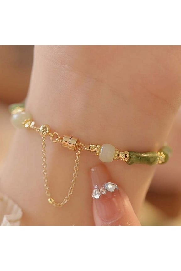 SRstrat Rose Quartz Crystals Healing Stones Beaded Stretch Bracelet