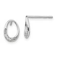 thumbnail image 1 of SS .02 ct Diamond Post Earrings, 1 of 4