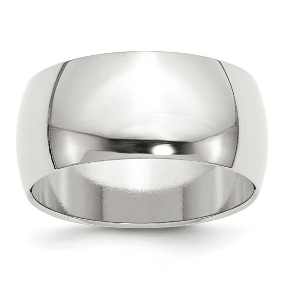 SS 10mm Half Round Size 10 Band