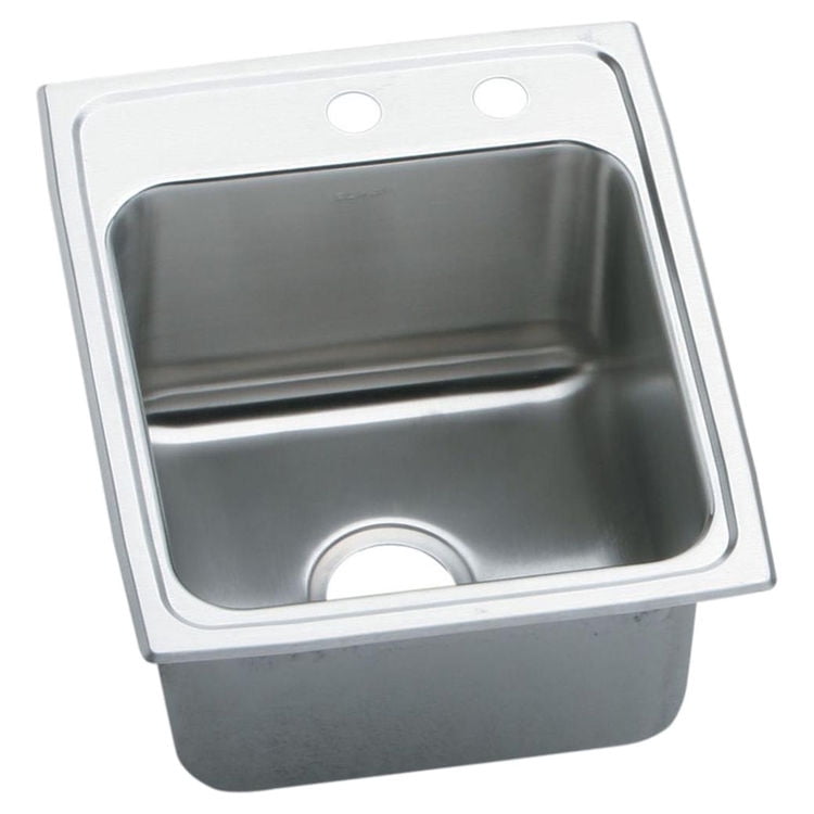 Elkay DLR172210MR2 Lustertone Classic 17 x 22 x 10-1/8 Single Bowl Drop ...