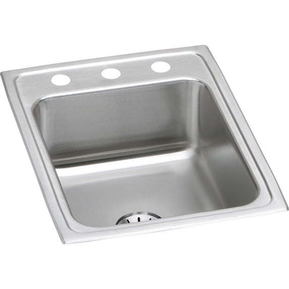 Elkay LR1722PD1 Gourmet Stainless Steel Single Bowl Sink Package