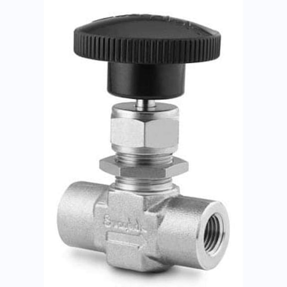 SS-1RF4-OG | Swagelok Integral Bonnet Needle Valve, Inlet/Outlet : 1/4" Female : NPT, 5,000 psi, 316 Stainless