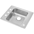 thumbnail image 1 of Elkay Lustertone Classic 22 x 19-1/2 x 5-1/2 Single Bowl Drop-In Classroom Sink, ADA 2 Holes, 18-Gauge, Stainless - DRKAD2220552, 1 of 7