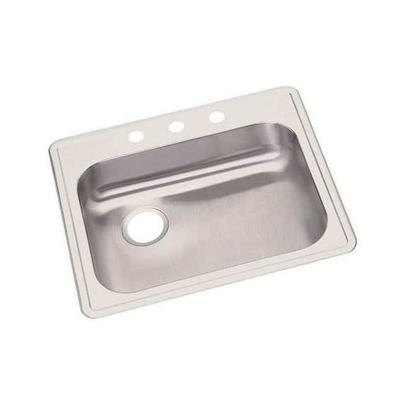 SS 25x21.2x5.3 Single Drop-in Sink