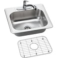 thumbnail image 1 of SS 25x22x8.1 Single Drop-in Sink Kit, 1 of 6