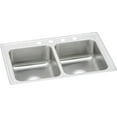 thumbnail image 1 of Elkay Lustertone Classic Stainless Steel 29" x 18" x 5-1/2", 4-Hole Equal Double Bowl Drop-in ADA Sink, 1 of 7