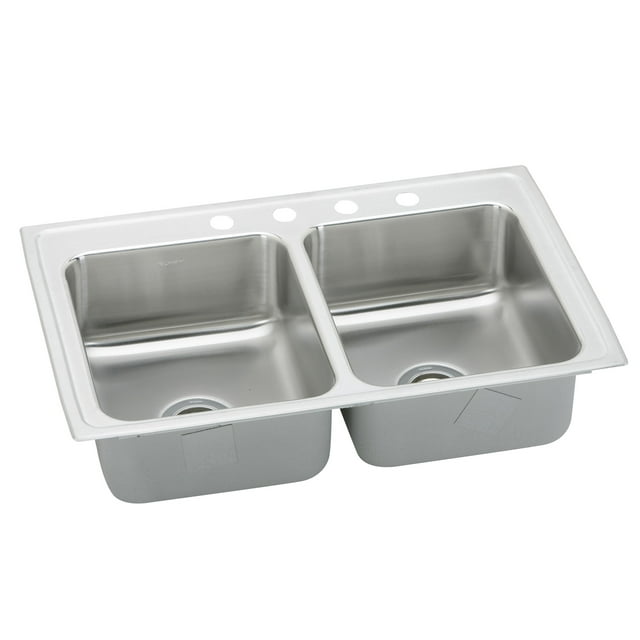 SS 29x18x5 Dbl Bowl Drop-in ADA Sink