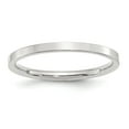 thumbnail image 1 of SS 2mm Comfort Fit Flat Size 10.5 Band in Sterling Silver, 1 of 2
