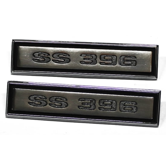 SS 396 Door Panel Emblems for 1968 Chevelle, Pair