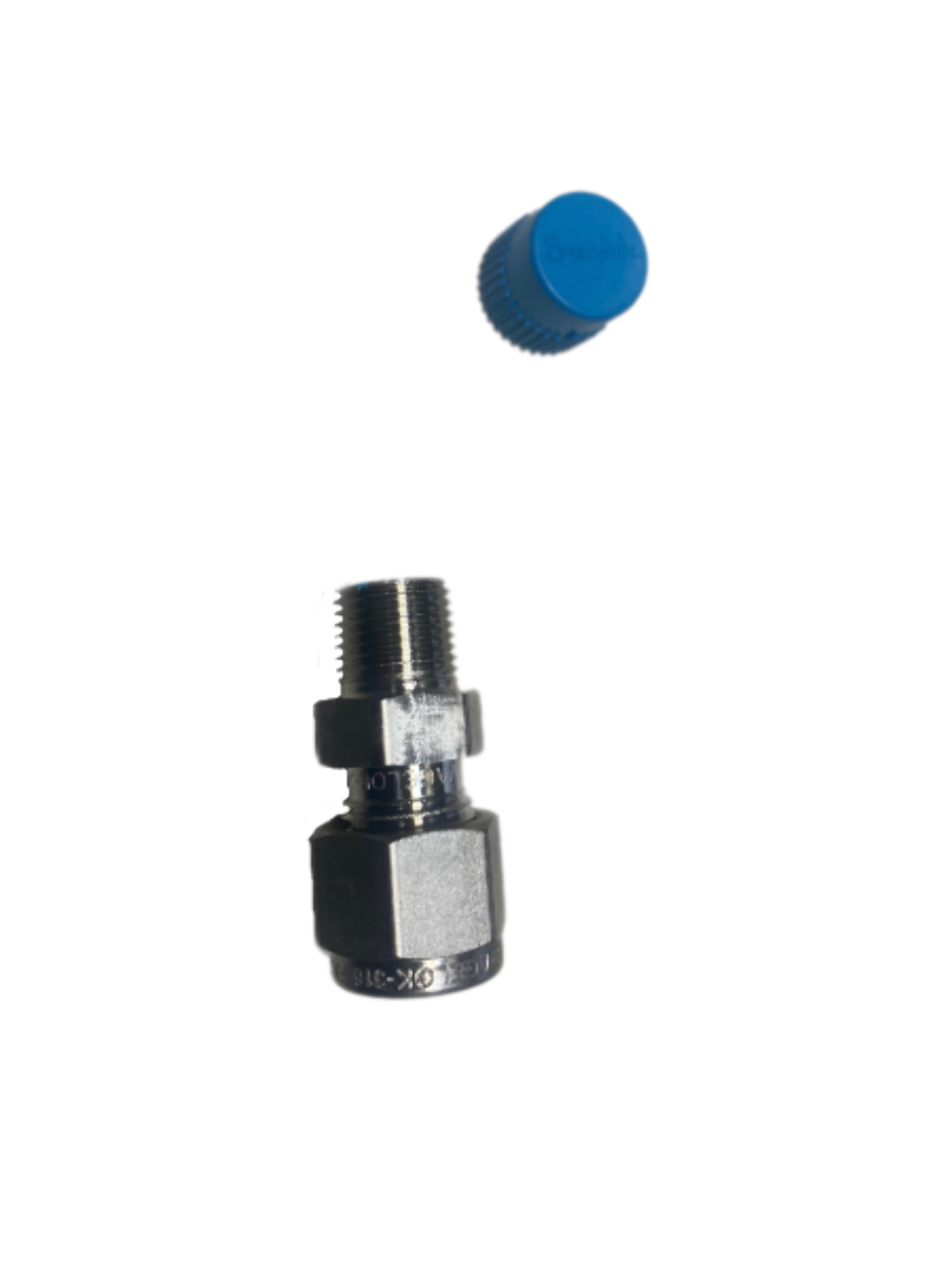 Stainless Steel Swagelok Tube Fitting, Male Tube Adapter, 1/4 In