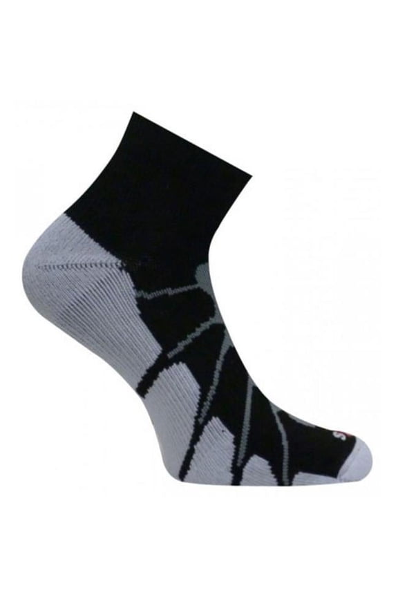 SS 4011 Sport Plantar Fasciitis Arch Support Ped Compression Socks, Black - Small