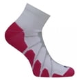 thumbnail image 1 of SS 4011 Sport Plantar Fasciitis Arch Support Ped Compression Socks, White-Fuchsia - Small, 1 of 1