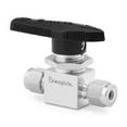 thumbnail image 1 of SS-43GS4-WN2 | Swagelok Ball Valve, (2 Way), Inlet/Outlet : 1/4" Tube : OD Compression, 3,000 psi, 316 Stainless, 1 of 1
