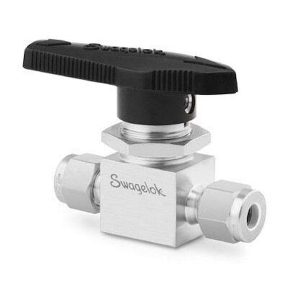 SS-43GS4-WN2 | Swagelok Ball Valve, (2 Way), Inlet/Outlet : 1/4" Tube : OD Compression, 3,000 psi, 316 Stainless