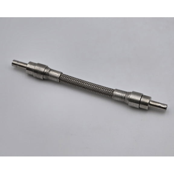 SS-4BHT-4 | Swagelok T Series PTFE Hose, 1/4" Tube : Stub x 1/4" Tube : Stub, 2.7 in. (6.86 cm) Live Length, 316 Stainless