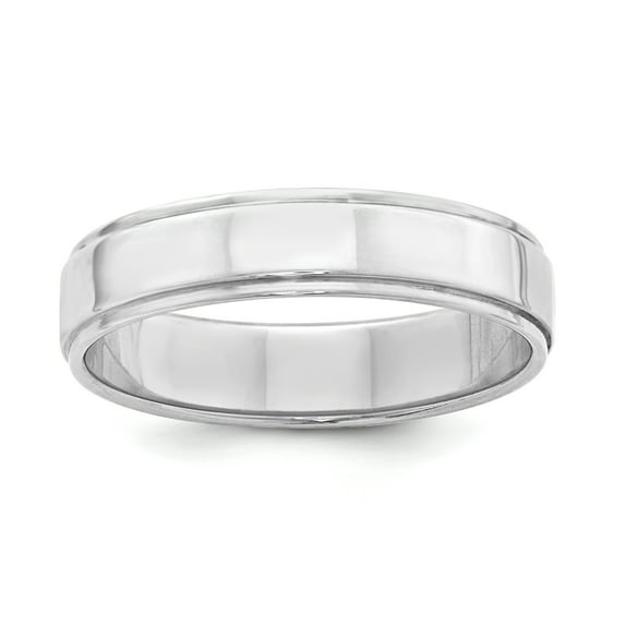 SS 5mm Flat with Step Edge Size 4.5 Band