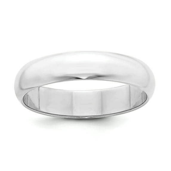 SS 5mm Half Round Size 13.5 Band