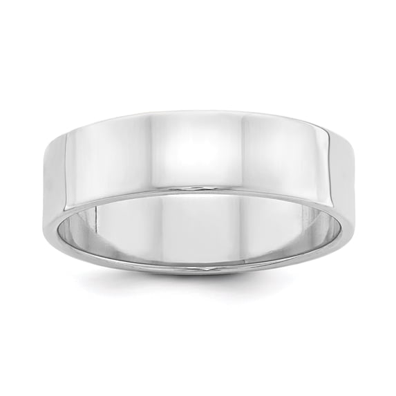 SS 6mm Flat Size 5.5 Band