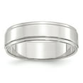 thumbnail image 1 of SS 6mm Flat w/ Step Edge Size 7.5 Band in Sterling Silver, 1 of 2