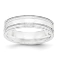 thumbnail image 1 of SS 6mm Polished Fancy Band Size 12.5, 1 of 3
