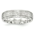 thumbnail image 1 of SS 6mm Polished Fancy Band Size 9.5, 1 of 3