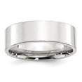 thumbnail image 1 of SS 7mm Comfort Fit Flat Size 7 Band, 1 of 3