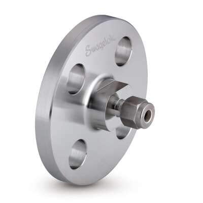 SS-810-F16-300 | Swagelok ANSI Flange Adapter, 1/2" Tube : OD Compression x 1" Flange : Raised Face Class 300, 316 Stainless