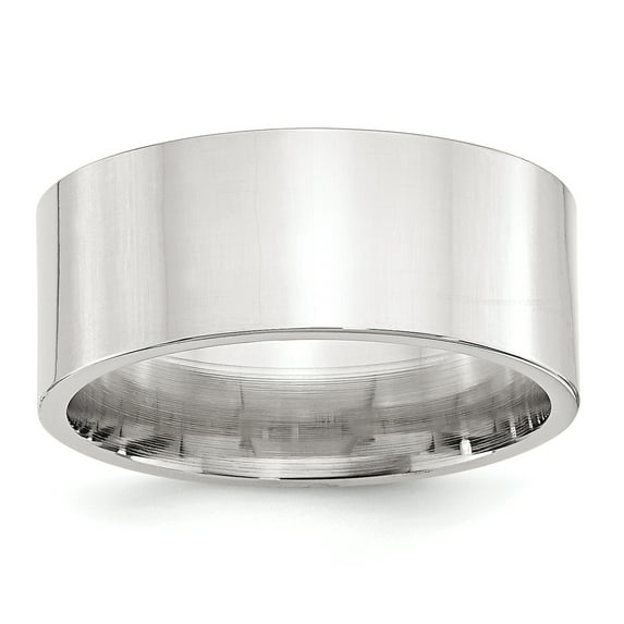 SS 9mm Comfort Fit Flat Size 7.5 Band