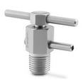 thumbnail image 1 of SS-BVM8-SH | Swagelok Bleed Valve, 1/2" Male : NPT, Stainless Steel Bar Handle, 316 Stainless Steel, 1 of 1