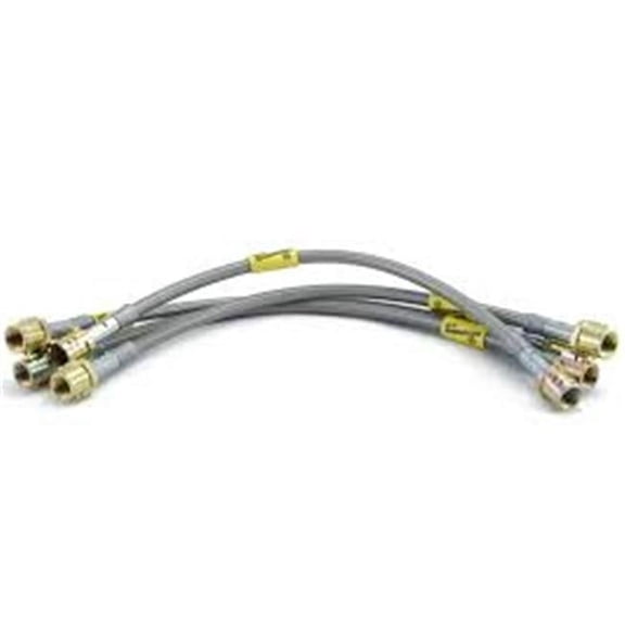SS Brake Line Kit for Porsche 1997-2004 911 996 inc Turbo, 2005-2011 911 997 C2 4 4S GT2 3 3 RS Turbo