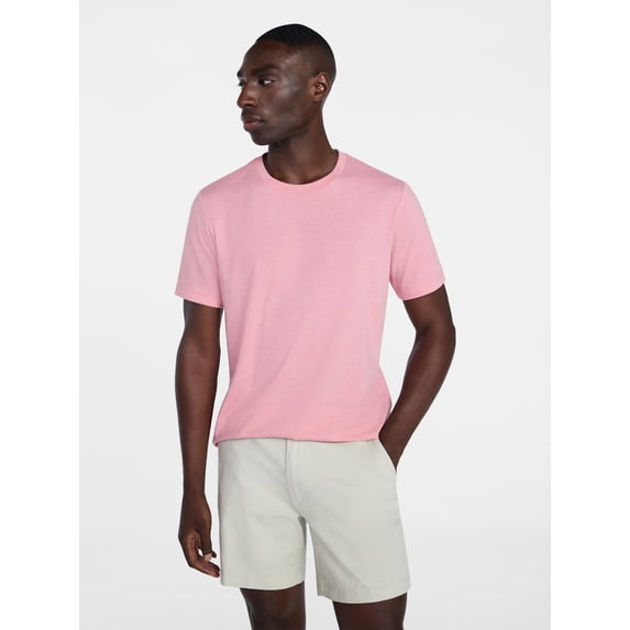 George Men's and Big Men's Crewneck Tee with Short Sleeves, Sizes XS-3XL