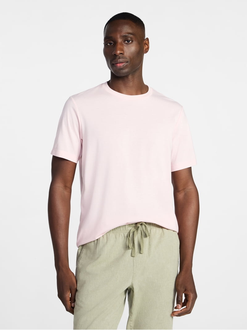 George Men's and Big Men's Classic Fit Crewneck Tee with Short