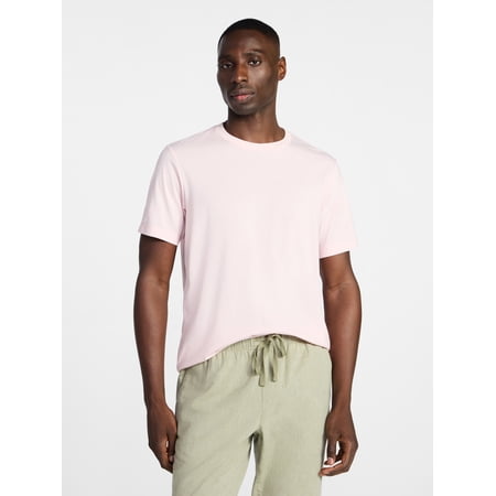 George Men's and Big Men's Classic Fit Crewneck Tee with Short Sleeves, Sizes XS-3XL