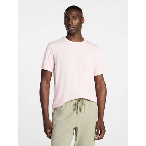 George Men's and Big Men's Crewneck Tee with Short Sleeves, Sizes XS-3XL