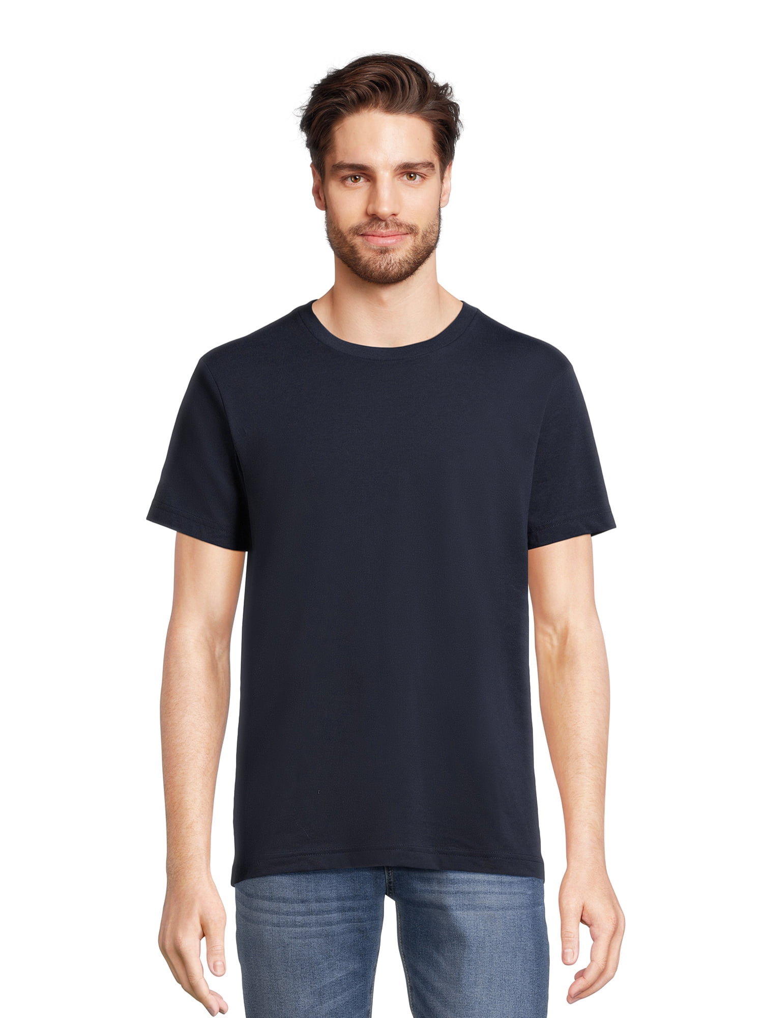 George Men's and Big Men's Classic Fit Crewneck Tee with Short Sleeves, Sizes XS-3XL