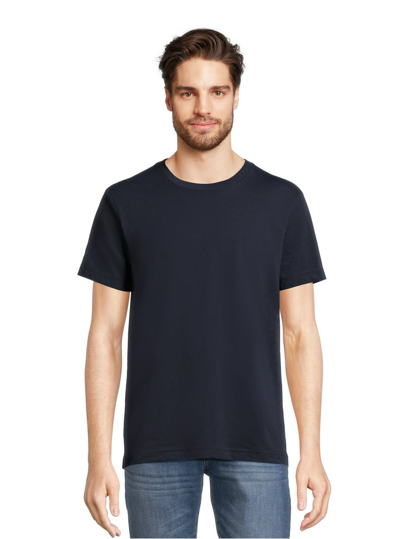 George Men's and Big Men's Classic Fit Crewneck Tee with Short