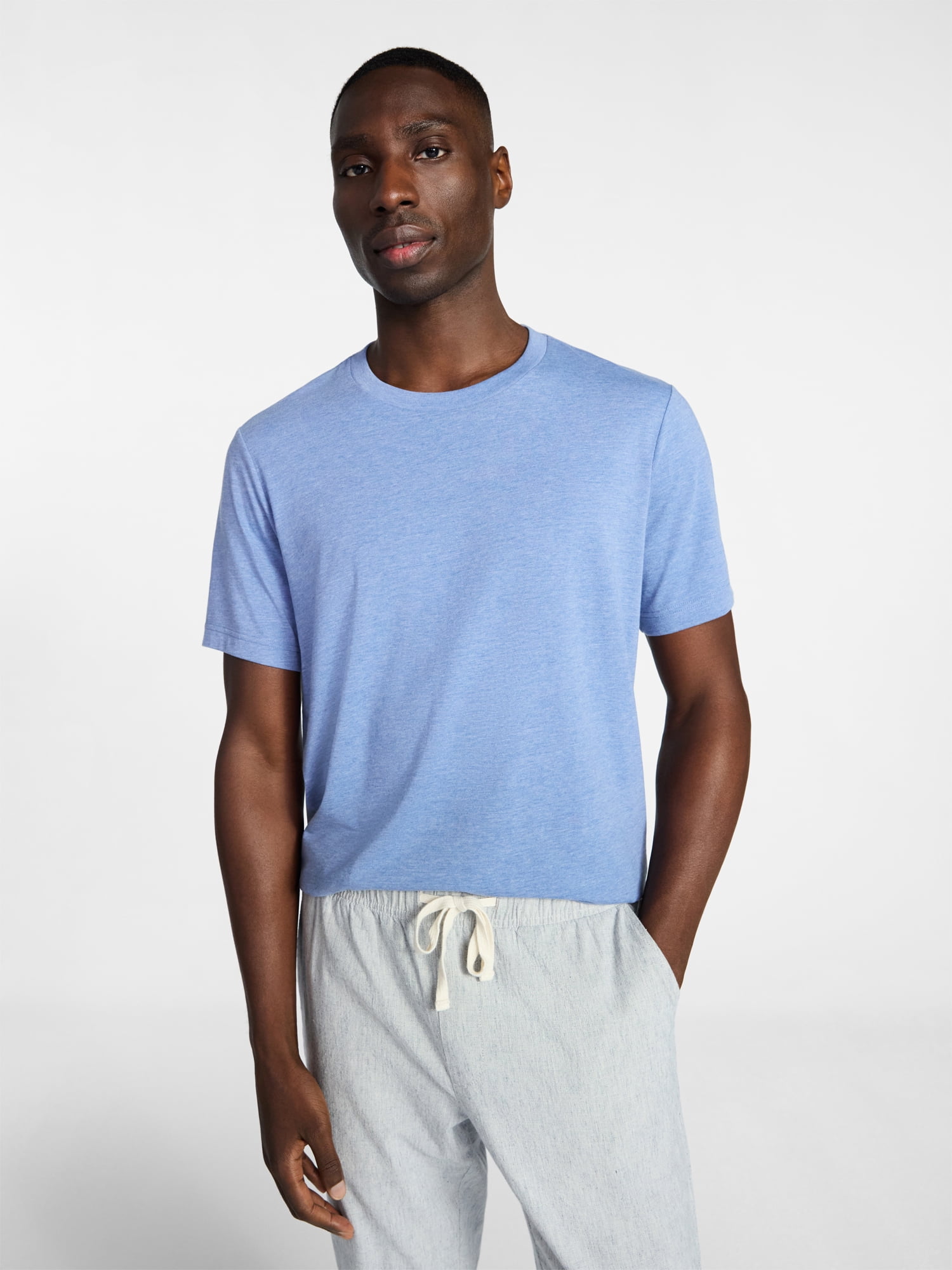 George Men's and Big Men's Classic Fit Crewneck Tee with Short Sleeves, Sizes XS-3XL