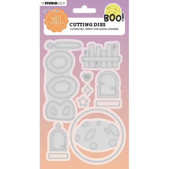 SS Cutting Die Boo! Sweet Stories 108x165x1mm 11 PC nr.399