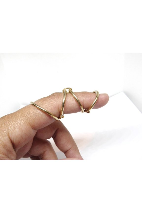 Adjustable Swan Splint Rings - Custom 925 Silver Open Wrap Ring with Elegant Swan Neck Shape