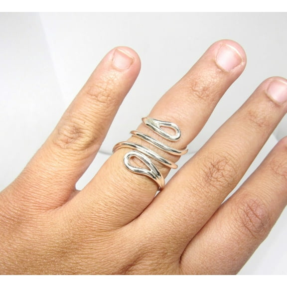 SS DESIGNS Drop Trigger Splint Ring • Mallet Splint Ring • Silver Splint Ring • Trigger Finger Splint • RA Wrap Around Splint • EDS