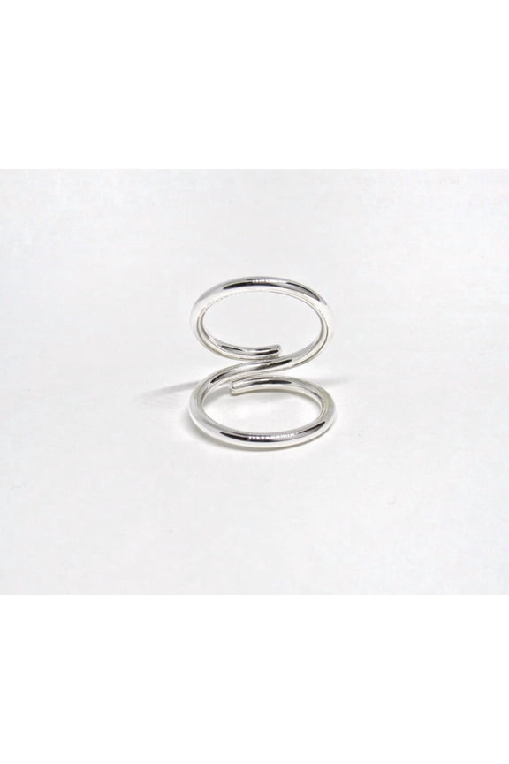 Fine Silver Splint Ring Adjustable for PIP or DIP Joint | Swan Neck Splint for RA Rheumatoid Arthritis | Arthritis Support Ring