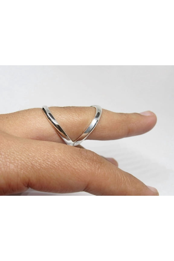 Fine Sterling Silver Ultimate Swan Neck Ring Splint | Adjustable Support Ring for PIP & DIP Joints | Rheumatoid Arthritis Finger Splint | RA & EDS Therapy Jewelry