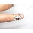 thumbnail image 1 of SS DESIGNS Finger Splint Ring Adjustable Sterling Silver Boutonniere Finger Support for Arthritis Relief and Trigger Finger Splint Comfort Fit, 1 of 8