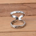 thumbnail image 1 of SS DESIGNS Handmade Adjustable arthritis ring, 925 Silver splint ring, Thumb Ring, 1 of 8